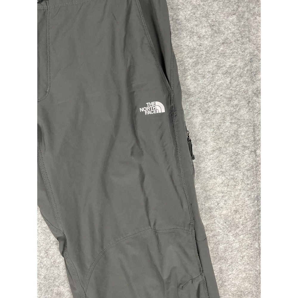 The North Face Mens Size 36X32 Gray Zip Cargo Hiking Pants Belted - Picture 2 of 7